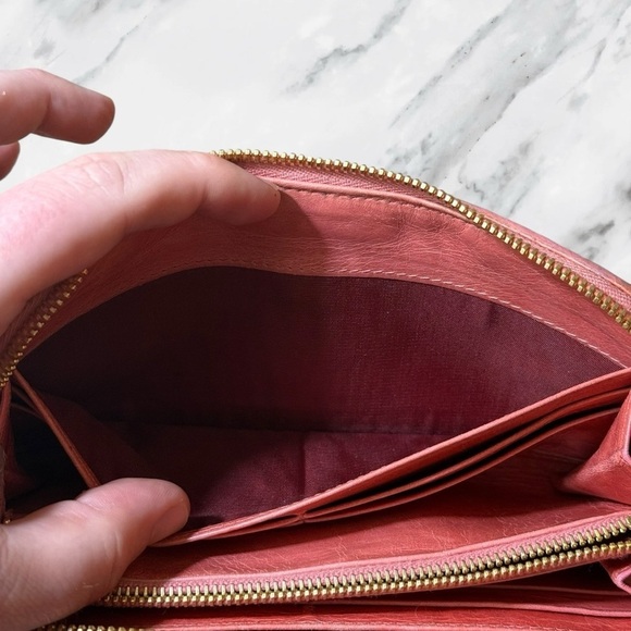 Miu Miu Matelassé Leather Long Zip Wallet in Pink with Box - Picture 6 of 10